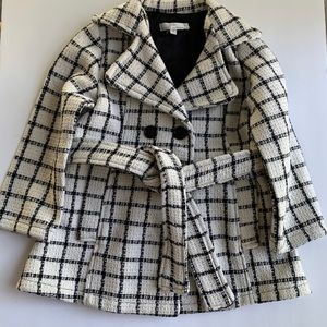Baileys Blossoms little girl’s tweed coat